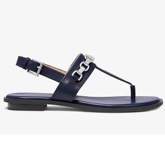 New! MICHAEL KORS Leather Sandals - Picture 3 of 8